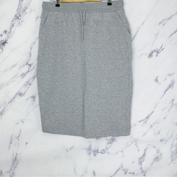 Reiss | Clara Jersey Grey Midi Skirt | Sz XL - Picture 1 of 10